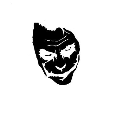 Джокер наклейка 15х15