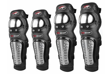 Комплект мотозащиты наколенники налокотники черные PRO-BIKER 2263₽