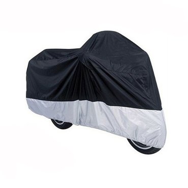 Чехол-тент на мотоцикл AutoExpert MOTO-P-245 черный-серебряный 245х105х125 см 3479₽