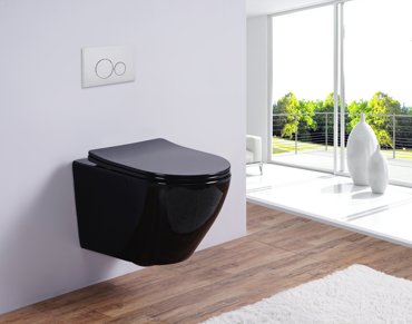 Подвесной унитаз Esbano Azalea Black с микролифтом 17850₽
