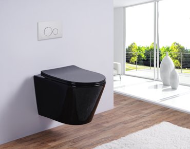 Подвесной унитаз Esbano Clavel Black с микролифтом 17850₽