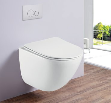 Подвесной унитаз Esbano Lotus White с микролифтом 14663₽