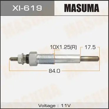 Свеча накаливания MASUMA XI619 337₽