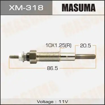 Свеча накаливания MASUMA XM-318 386₽