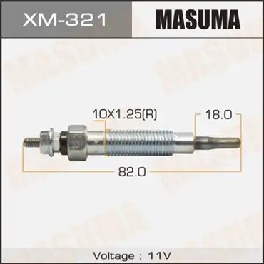 Свеча накаливания MASUMA XM-321 379₽