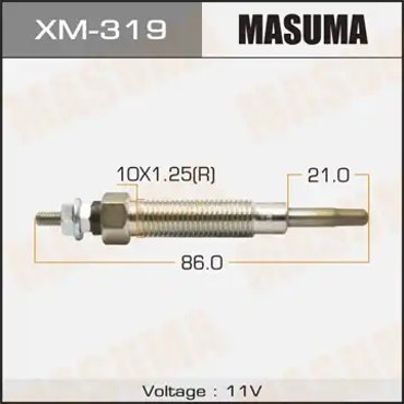 Свеча накаливания MASUMA XM319 364₽
