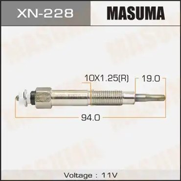 Свеча накаливания MASUMA XN-228 480₽