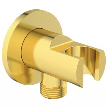 Подключение для душевого шланга Ideal Standard IdealRain BC807A2 с держателем для лейки золото 14499₽