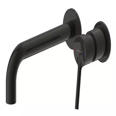 Внешняя часть смесителя Bravat P8461217BW-ENG чёрный матовый 6840₽
