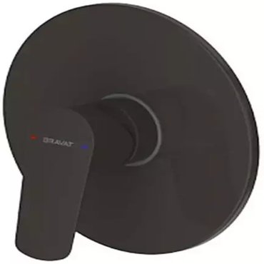 Внешняя часть смесителя Bravat Rhein PB8429564BW-ENG чёрный матовый 3880₽