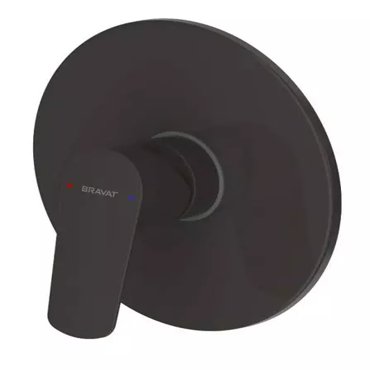 Внешняя часть смесителя Bravat Rhein PB8429564BWENG чёрный матовый 3060₽