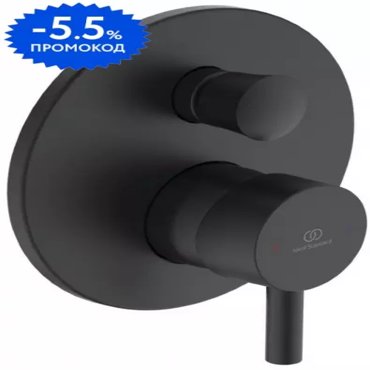 Внешняя часть смесителя Ideal Standard Ceraline A7389XG чёрный матовый 27267₽