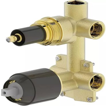 Внутренняя часть смесителя Bravat Built-in D969BW-B-ENG чёрный матовый 15730₽
