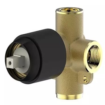 Внутренняя часть смесителя Bravat Built-in D999BW-ENG чёрный матовый 9570₽