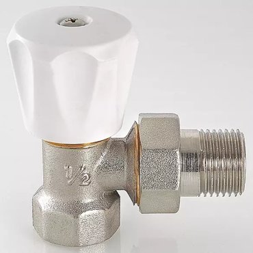 Клапан радиаторный Valtec VT007LN04 12-12 угловой ВР-НР американка никель 573₽