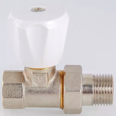 Клапан радиаторный Valtec VT008LN04 12-12 прямой ВР-НР американка никель 632₽