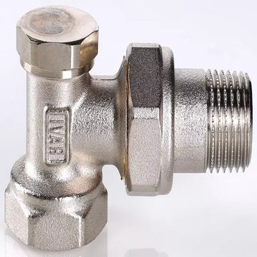 Клапан радиаторный Valtec VT019N05 34-34 угловой ВР-НР американка никель 1551₽