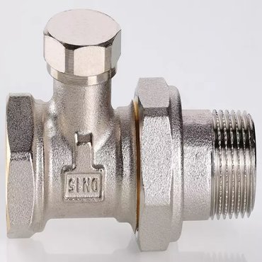 Клапан радиаторный Valtec VT020N05 34-34 прямой ВР-НР американка никель 1643₽