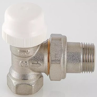 Клапан радиаторный Valtec VT031N05 34-34 угловойтермостатический ВР-НР американка никель 2070₽