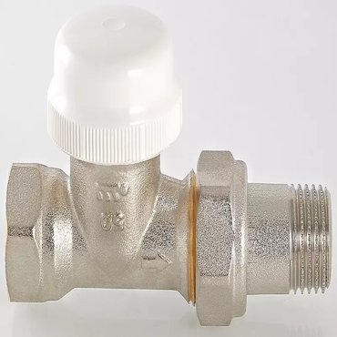 Клапан радиаторный Valtec VT032N04 12-12 прямойтермостатический ВР-НР американка никель 1673₽