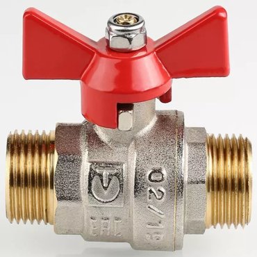 Кран шаровой магистральный Valtec Base VT219N05 34-34 НР-НР никель 830₽