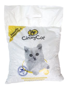 Cleany Cat наполнитель минеральный впитывающий универсальный 25 кг 45 л 239₽