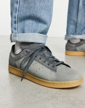 Серые кроссовки adidas Originals Stan Smith Rifta 8690₽