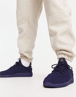 Темно-синие кроссовки adidas Originals x Pharrell Williams HU 9390₽