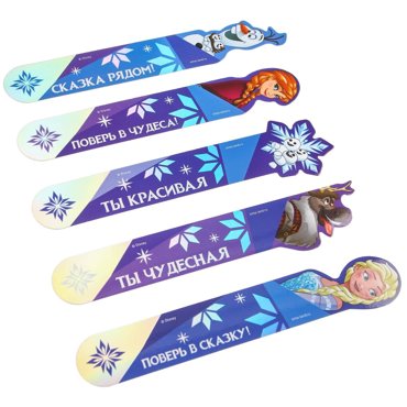 Закладки для книг фигурные из картона 5 шт Disney фото 3 120₽