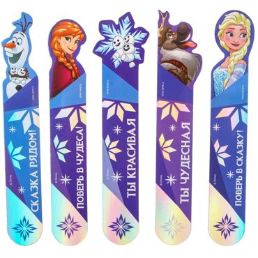 Закладки для книг фигурные из картона 5 шт Disney 120₽