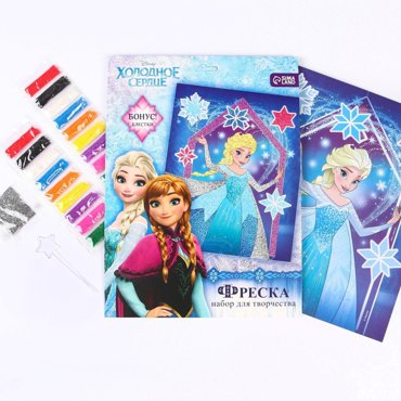 Фреска песком с блестками Disney 200₽