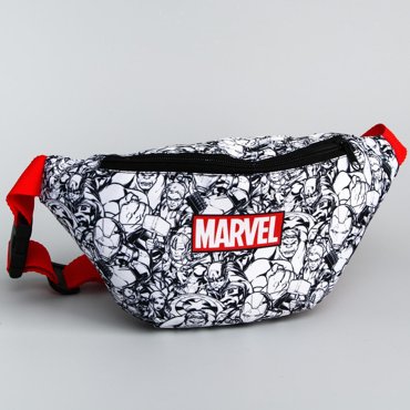 Сумка поясная детская для мальчика 25х6х13 см мстители MARVEL 620₽