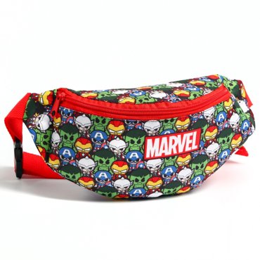 Сумка поясная детская для мальчика 25х6х13 см мстители MARVEL 680₽