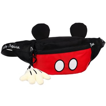 Сумка поясная детская с ушками 20х16х5 см микки маус Disney 400₽