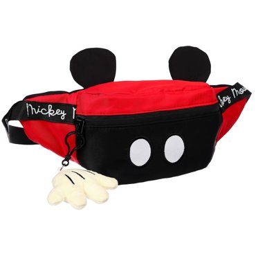 Сумка поясная детская с ушками 20х16х5 см микки маус Disney 400₽