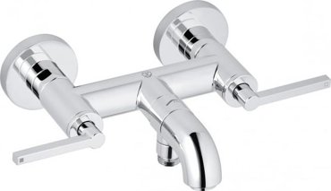 Смеситель для ванны и душа Kludi Nova Fonte Puristic 205400515 хром 81160₽