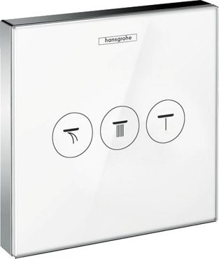 Переключатель потоков Hansgrohe ShowerSelect 15736400 на три потребителя белый 88110₽