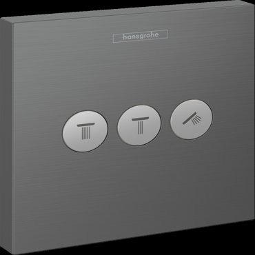 Переключатель потоков Hansgrohe ShowerSelect 15764340 для душа шлифованный черный хром 95106₽