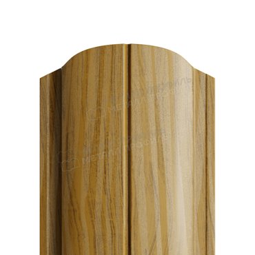 Штакетник металлический МЕТАЛЛ ПРОФИЛЬ ELLIPSE-O 19х126 ECOSTEEL_T-12-Золотой Орех-045 158₽