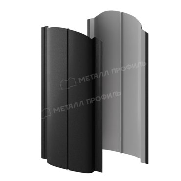 Штакетник металлический МЕТАЛЛ ПРОФИЛЬ ELLIPSE-O 19х126 VikingMP-01-9005-045 166₽
