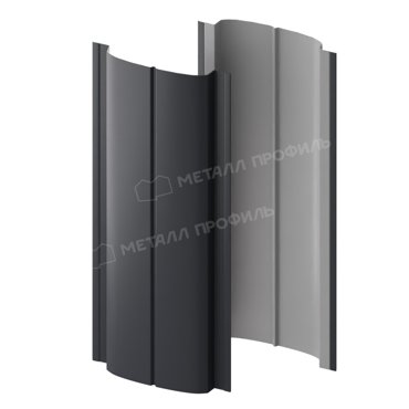 Штакетник металлический МЕТАЛЛ ПРОФИЛЬ ELLIPSE-T 19х126 ПЭ-01-7024-04 151₽