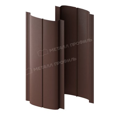 Штакетник металлический МЕТАЛЛ ПРОФИЛЬ ELLIPSE-T 19х126 ПЭМАД-01-80178017-04 155₽