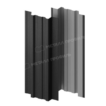 Штакетник металлический МЕТАЛЛ ПРОФИЛЬ TRAPEZE-T 165х118 VALORI-20-DarkGrey-05 175₽