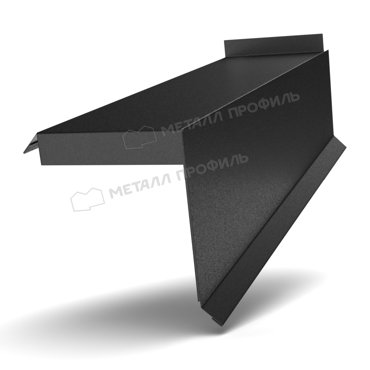 Планка сегментная торцевая правая 350 мм VALORI-20-DarkGrey-05 880₽