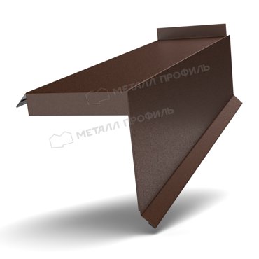 Планка сегментная торцевая правая 400 мм VALORI-20-Brown-05 880₽