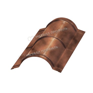 Планка конька круглого R110х2000 КЛМА-02-Anticato-05 3440₽