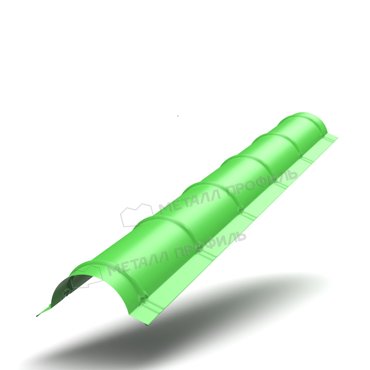 Планка конька круглого R110х2000 NormanMP ПЭ-01-6018-05 1895₽