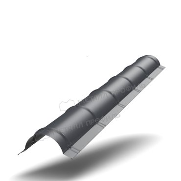 Планка конька круглого R110х2000 NormanMP ПЭ-01-7024-05 1895₽