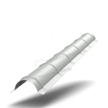 Планка конька круглого R110х2000 NormanMP ПЭ-01-9003-05 1895₽