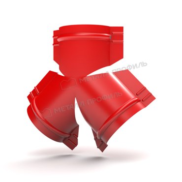 Y-образный тройник для круглого конька R110 NormanMP ПЭ-01-3020-05 2530₽